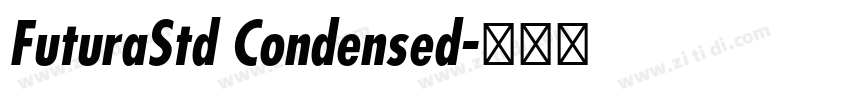 FuturaStd Condensed字体转换
